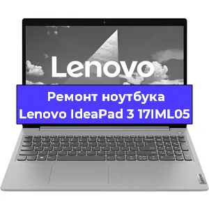 Чистка от пыли и замена термопасты на ноутбуке Lenovo IdeaPad 3 17IML05 в Москве